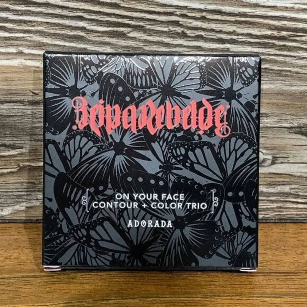 REINA REBELDE Adorada On Your Face Contour & Color Trio Brown Pink Bronzer Blush